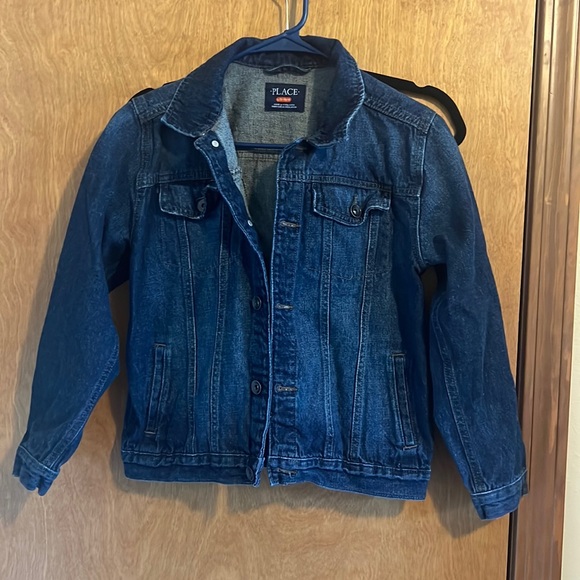The Children’s Place Kids Jean Jacket Size 10/12 - Picture 1 of 3